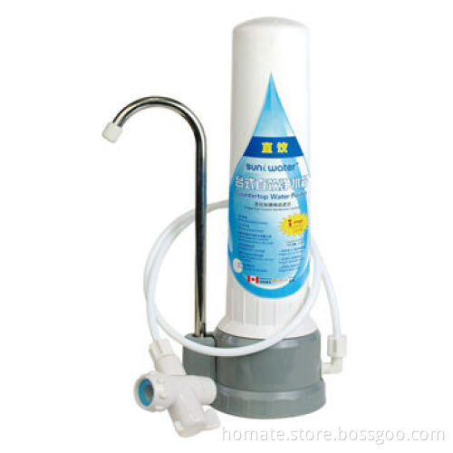 Countertop Water Filter with Cartridge Capacity of 10,000L